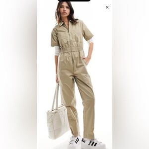Dickies Vale coverall jumpsuit in khaki